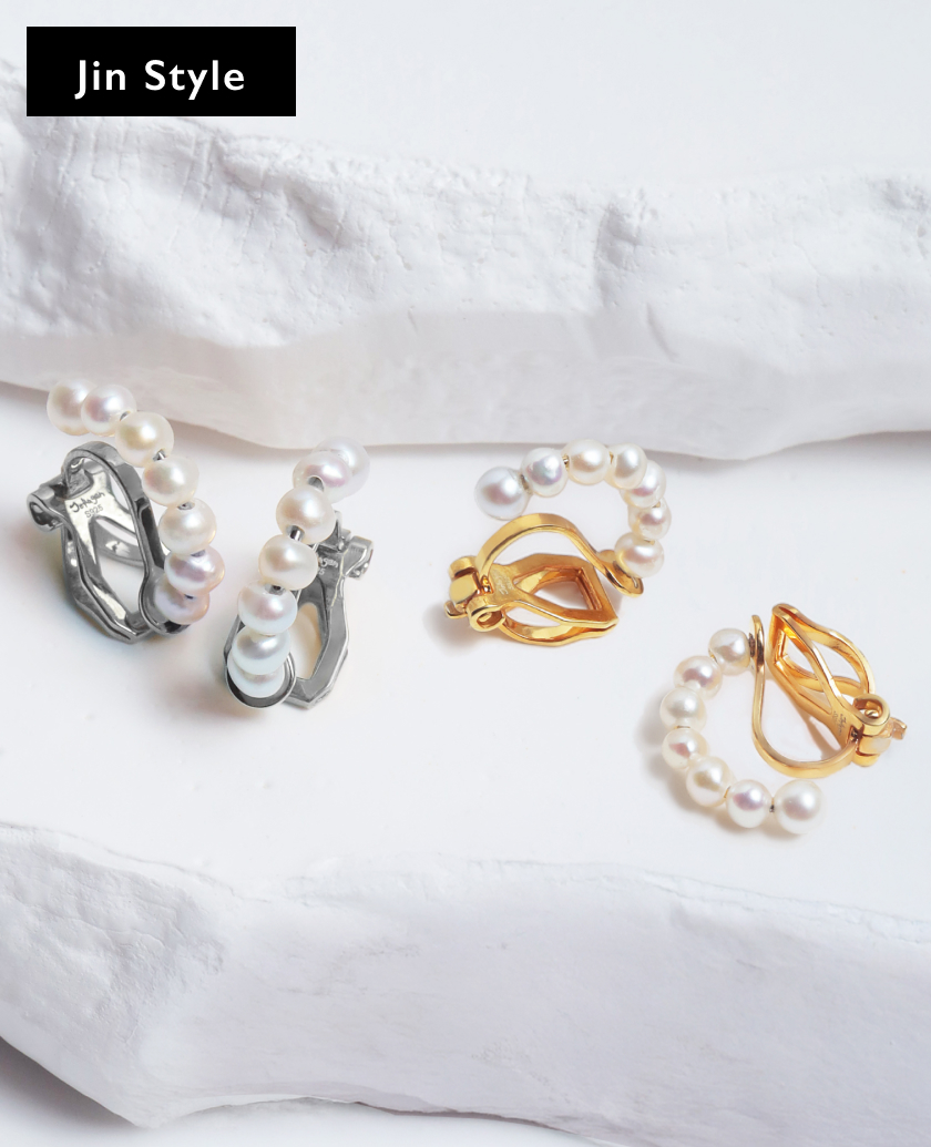 Freshwater Baroque Pearl Armor Earring