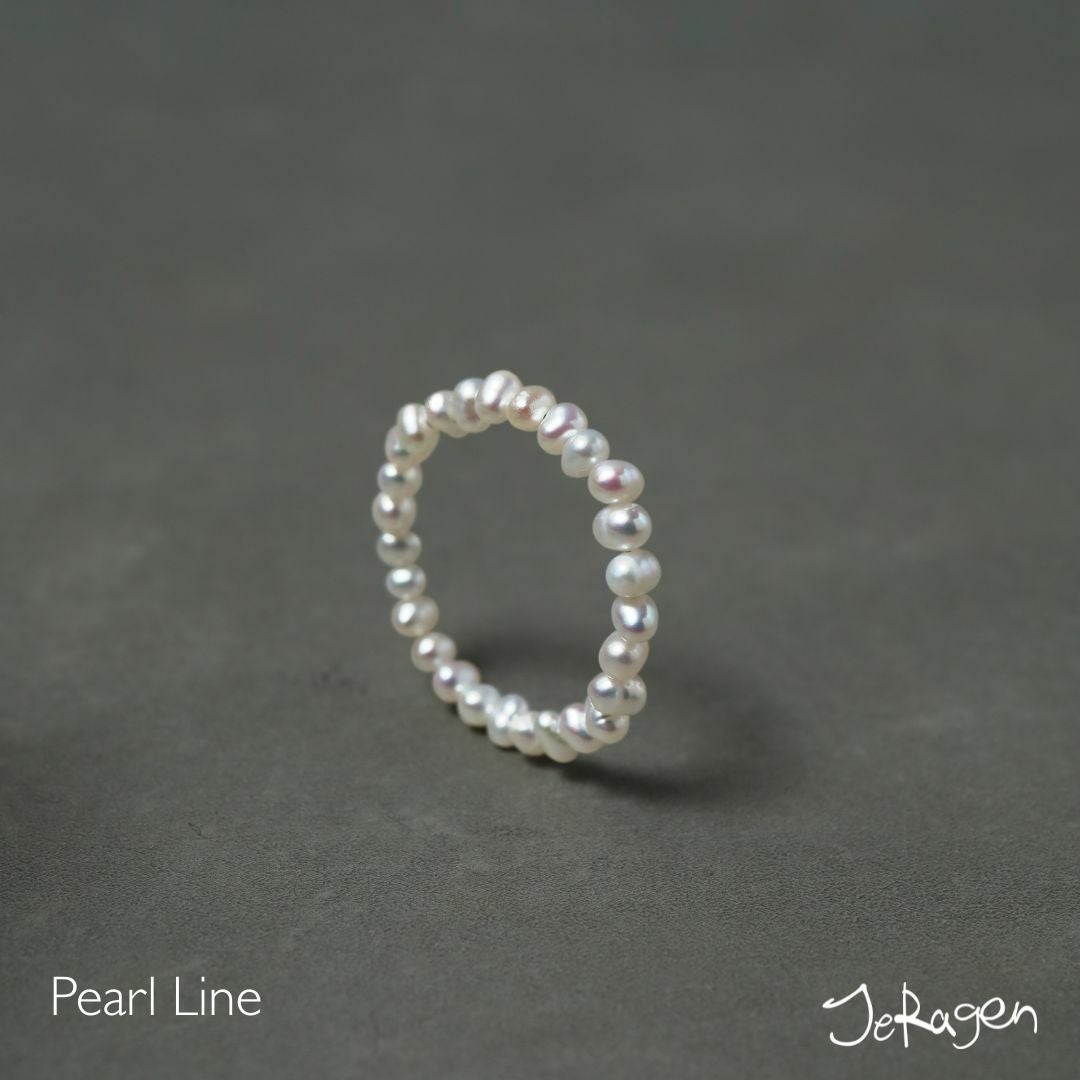 JeRagen Freshwater Baroque Pearl Armor Ring